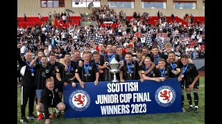 ATN Alternate Angle  Cumnock Juniors 10 Rutherglen Glencairn  Scottish Junior Cup Final 2223 [upl. by Elleina271]