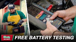 Free Battery Testing  OReilly Auto Parts [upl. by Ayaladnot762]