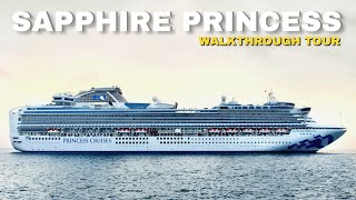 Sapphire Princess  Full Walkthrough Ship Tour amp Review 4K  Princess Cruises 2023 [upl. by Marr237]