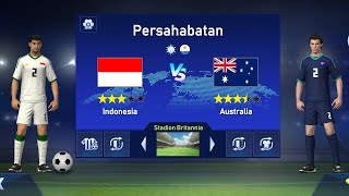 Laga Uji Coba Indonesia vs Australia  Football League 2024 [upl. by Ayifa]