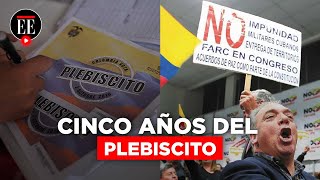 Plebiscito por la paz cinco años de polarización en Colombia  El Espectador [upl. by Soiritos]