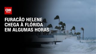 Furacão Helene chega à Flórida em algumas horas  CNN ARENA [upl. by Eellek]