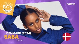 SABA  Sand  Denmark 2024  BCN Eurovision 2024 [upl. by Noet]