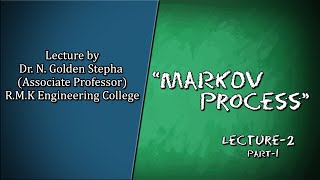 Markov Process  Lecture 2 Part 1 [upl. by Adriell]