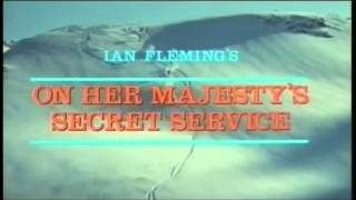 On Her Majestys Secret Service 1969 Opening Titles [upl. by Htnnek833]