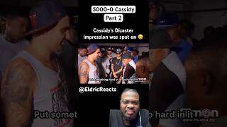 Cassidy’s Does a Dizaster Impression Mid Battle shorts battlerap cassidy [upl. by Yadroc]