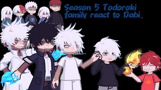 Season 5 Todoroki family react to Dabi  MANGA SPOILERS ‼️ NO SHIPS ‼️ [upl. by Hephzibah]