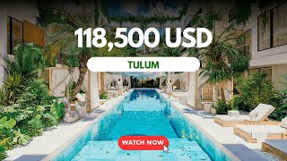 Venta DEPARTAMENTO a 5 min de la ZONA HOTELERA de TULUM  Super OPORTUNIDAD [upl. by Maharva]