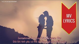 One In A Million  Bosson  Lyrics Kara  Vietsub HD [upl. by Ahsekim]