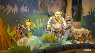 4K Shrek Ride  Trackless Dark Ride  Motiongate Theme Park in Dubai [upl. by Esinned]