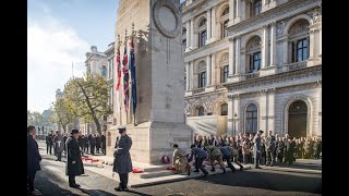 Armistice Day 2023 at the Cenotaph London [upl. by Bridge]