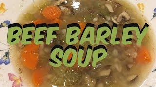 Beef Barley Soup  Beef Barley Soup Recipe [upl. by Anallese]