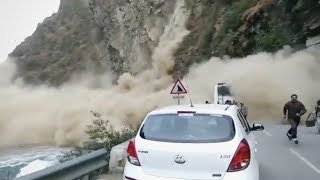 7 Deadliest Landslides Caught On Camera in Himachal India 2018 [upl. by Filler]