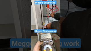 💯⚡💡Electrical Panel Megger test work under process megger testing work [upl. by Merri752]