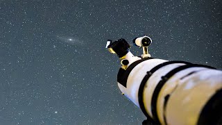 Andromeda Galaxy Live View through my Telescope [upl. by Armilla]