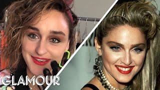 I Tried Every Iconic 1980s Look in 48 Hours  Glamour [upl. by Gentes128]