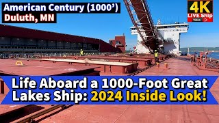 ⚓️Life Aboard a 1000Foot Great Lakes Ship 2024 Inside Look [upl. by Haimerej]