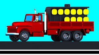 Costruction Vehicles  Truck Forklift Crane  Kids Learning TV [upl. by Melvyn564]