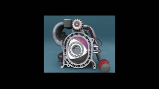 Wankel engine diesel engineering mechanic shorts reels wankel petrol dieselengine engine [upl. by Aiderfla]