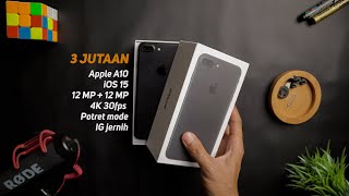 Uda 3 Jutaan Aja Nih Unboxing iPhone 7 Plus di Tahun 2022 [upl. by Eelyek711]