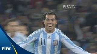 Argentina v Mexico  2010 FIFA World Cup  Match Highlights [upl. by Brout332]