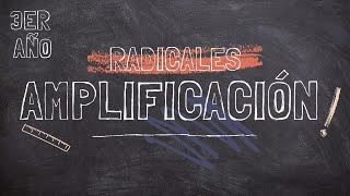 3º Amplificación de radicales [upl. by Meaghan]