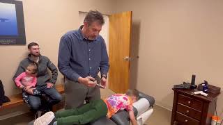 Child Getting Activator Chiropractic [upl. by Parthenia]