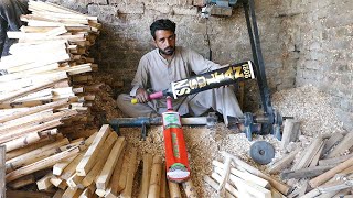 The Cricket Bat Making with amazing skill [upl. by Broderic767]