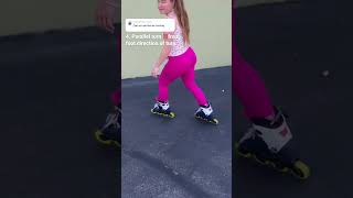 TIPS for how to turn on rollerblades 💫 rollerblading skating [upl. by Enileoj]