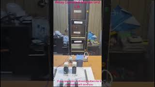 Lift Elevator Relay operated manual cargo Lift elevator small DIY project [upl. by Kina]