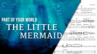 Marimba  Part of Your World  Disneys The Little Mermaid  Sheet Music Vocal amp Chords [upl. by Darlleen]