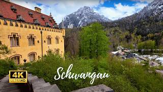 Schwangau Germany  Exploring Neuschwanstein amp Hohenschwangau Castles  4K 60fps [upl. by Emoryt562]