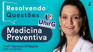 Resolvendo questões de Medicina Preventiva da UNIRG [upl. by Annawik839]