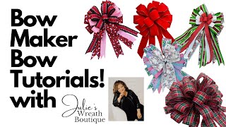 How to Use a Bow Maker  Christmas Bows  How to Make a Bow  Pro Bow the Hand Tutorials  DIY Bows [upl. by Jordain]