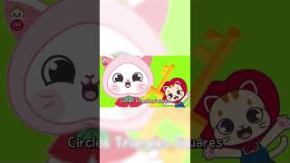 OrangeCatampFriends Shape Song🟢🔺🟨ㅣVerse2ㅣLets Learn ShapesㅣChildrens Song🎵 [upl. by Post]