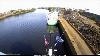 EASTERN ROCK departure from River Clyde Scotland [upl. by Ademla]