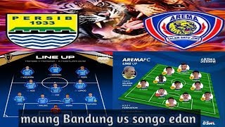 Adu tajam formasi Persib kontra Arema FC [upl. by Jaenicke]