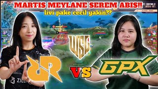 MARTIS MEYLANE GG PARAH CECIL LIVI BIKIN COMEBACK RRQ MIKA VS GPX BASRENG  GAME 1 WSL S8 PLAYOFFS [upl. by Iemaj]