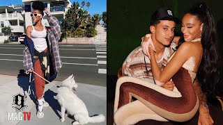 Winnie Harlow amp NBA quotBFquot Kyle Kuzma Go On A Date Walk 😍 [upl. by Mahgirb]