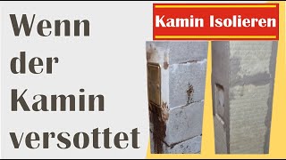 Versotteten Kamin mit Steinwolle Isolieren [upl. by Ecitsuj]