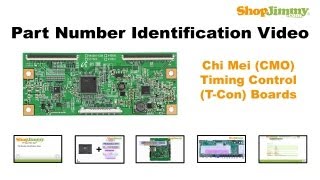 LCD TVs HELP Part Identification Number Guide for Chi Mei CMO Timing Control TCon Boards [upl. by Ezara579]