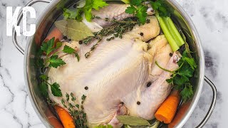 CHICKEN BROTH  How to Make It At Home [upl. by Ordnael69]