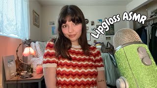 ASMR  Fast Mouth Sounds Lipgloss SoundsApplication RAMBLES Hand Sounds Fabric Scratching [upl. by Ahsakat696]