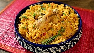 Chicken Pulao Recipe  How To Make Chicken Pulao At Home  Chicken Rice Recipe By Sneha Nair [upl. by Leuqim]