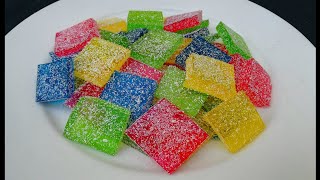 Gummy Candy Recipe Jujubes Recipe Jello Candy Recipe Roshni Cooking [upl. by Ventre]