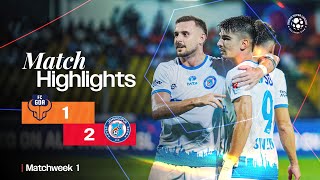 Match Highlights  FC Goa 12 Jamshedpur FC  MW 1  ISL 202425 [upl. by Oriane]