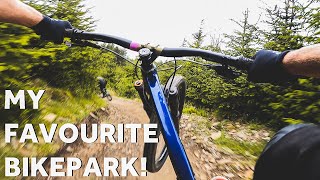 BIKEPARK WALES IS INSANE  CRAZY ROCK GARDEN 🤯 [upl. by Geraldina231]