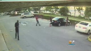 Lauderhill Police Release Surveillance Of PointBlank Shooting Outside Fish Market [upl. by Anitneuq951]