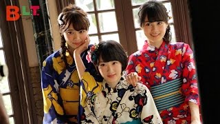 【BLT】2015年9月号表紙登場記念！ 乃木坂46・生駒里奈＆西野七瀬＆生田絵梨花 メイキング動画 [upl. by Merta874]