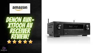 Denon AVRX1700H 72 Channel AV Receiver  80WChannel Advanced 8K HDMI Video weARC [upl. by Abdul]